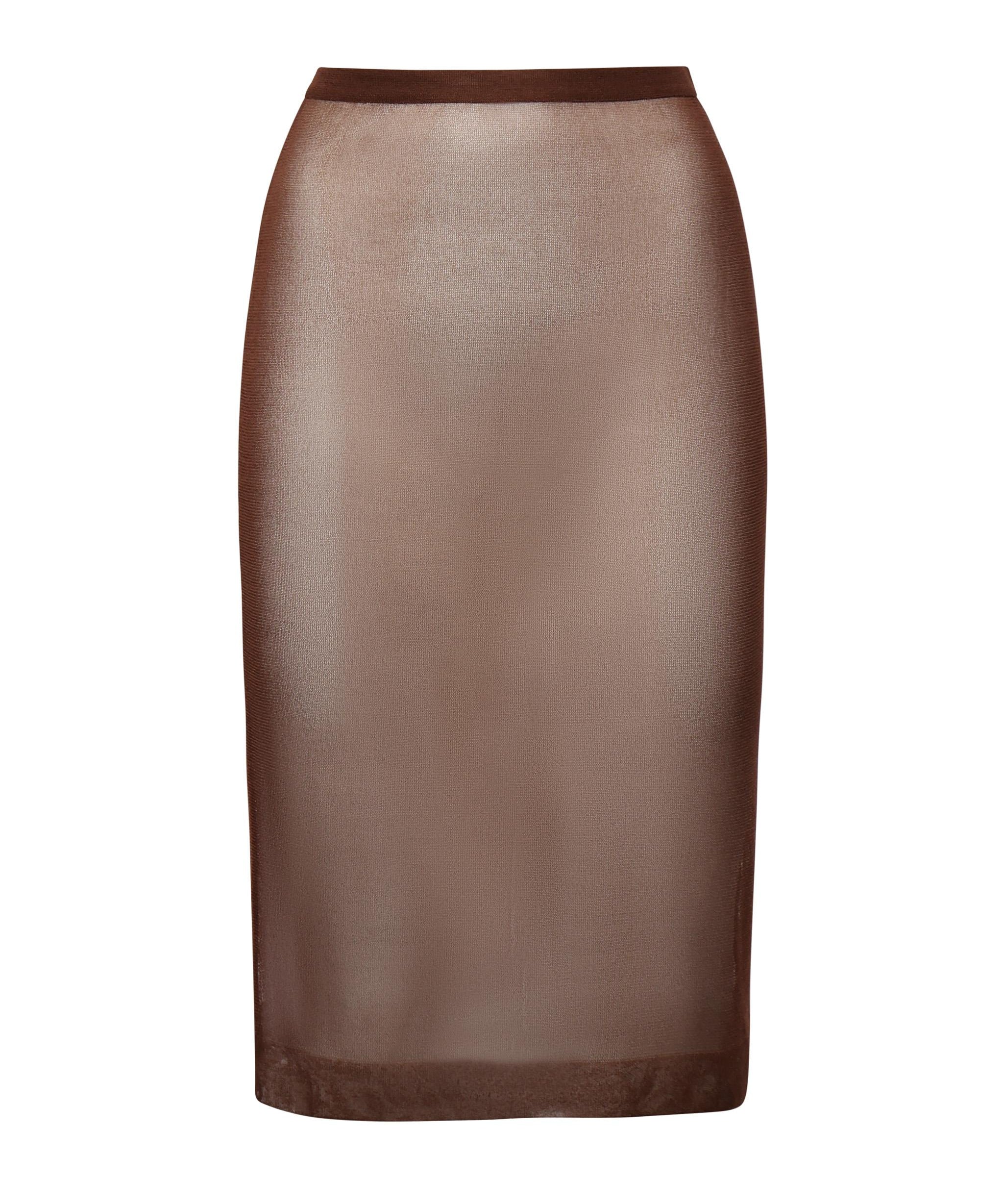 Gonna midi semitrasparente 795309 Y76RI2020 SAINT LAURENT 
