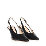 Slingback Sofia in pelle G95646 70RICVITNERO GIANVITO ROSSI 