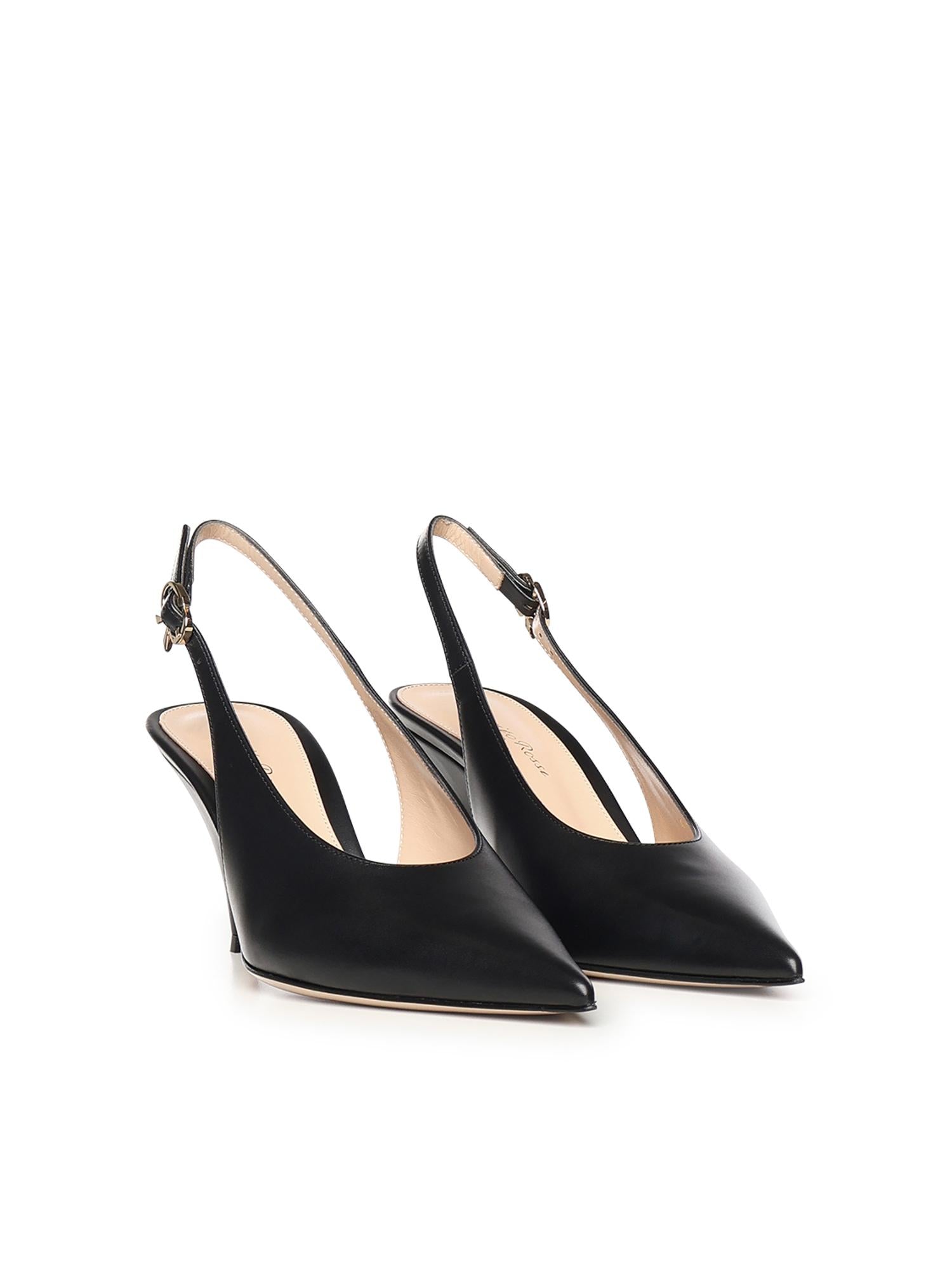 Slingback Sofia in pelle G95646 70RICVITNERO GIANVITO ROSSI 