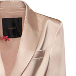 Giacca in satin con cintura 106589 A1Y5Q35 PINKO 