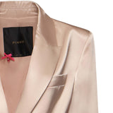 Giacca in satin con cintura 106589 A1Y5Q35 PINKO 