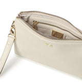Pouch con logo 73BE9D1529 KEIRAOFF WHITE V° 73 