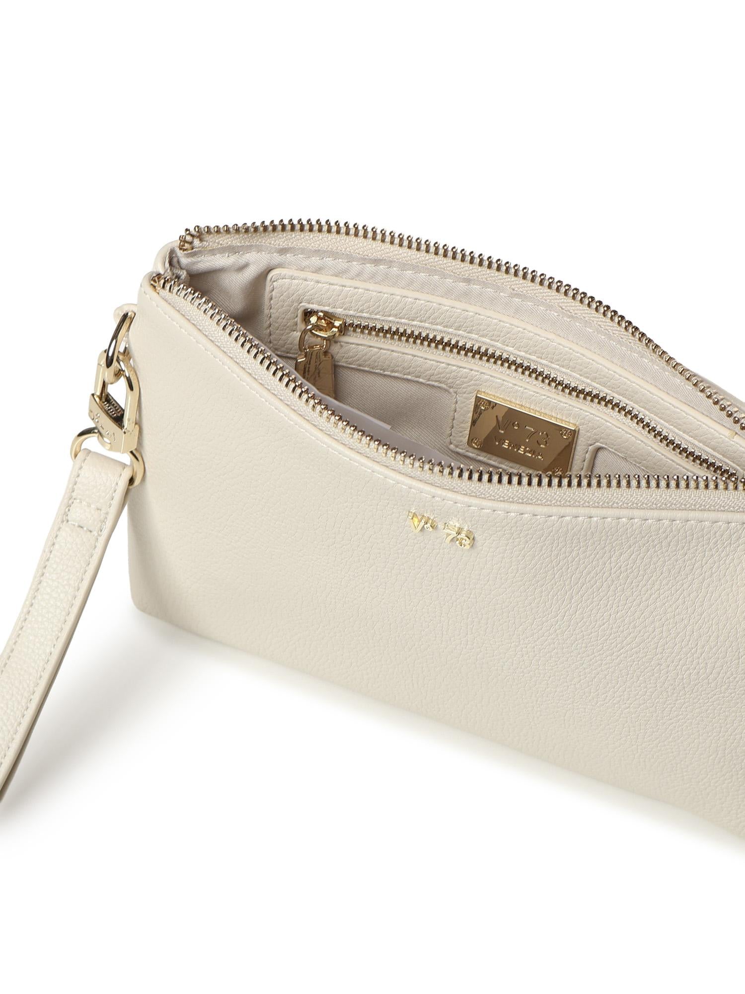 Pouch con logo 73BE9D1529 KEIRAOFF WHITE V° 73 