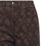 Jeans dritti con stampa all-over 115000 3074 ROTATE 