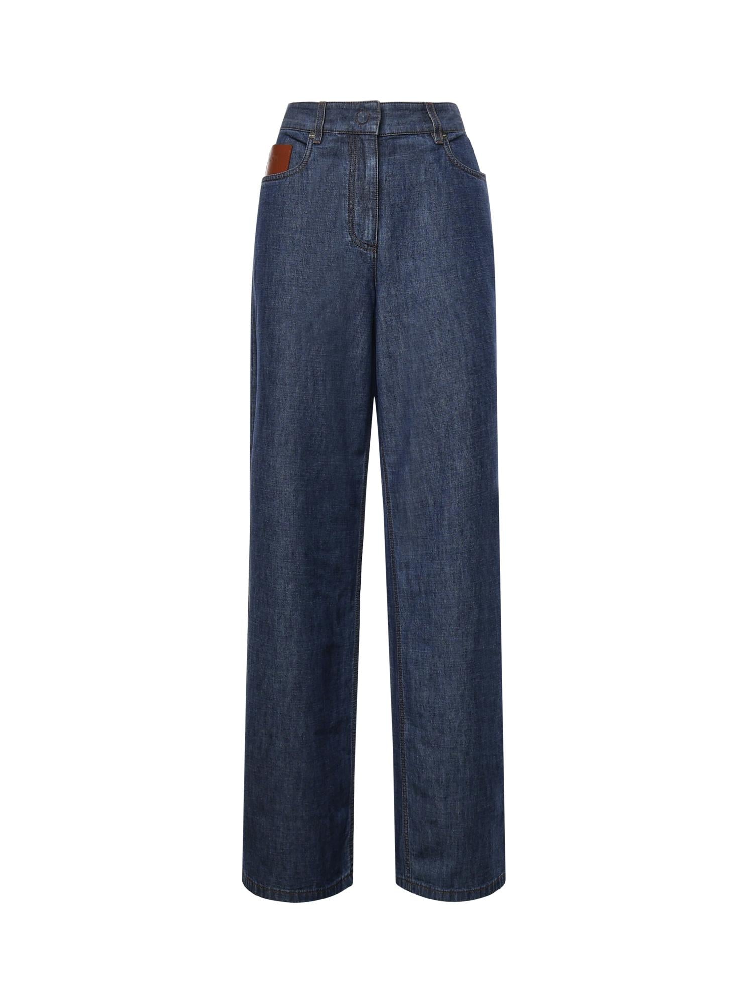 Jeans in chambray FLP863 AW8HF0QB0 FENDI 