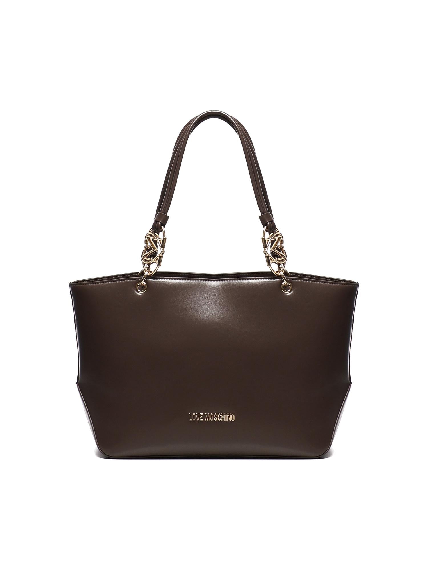 Borsa a mano con logo JC4074PP1NLF0 301 LOVE MOSCHINO 