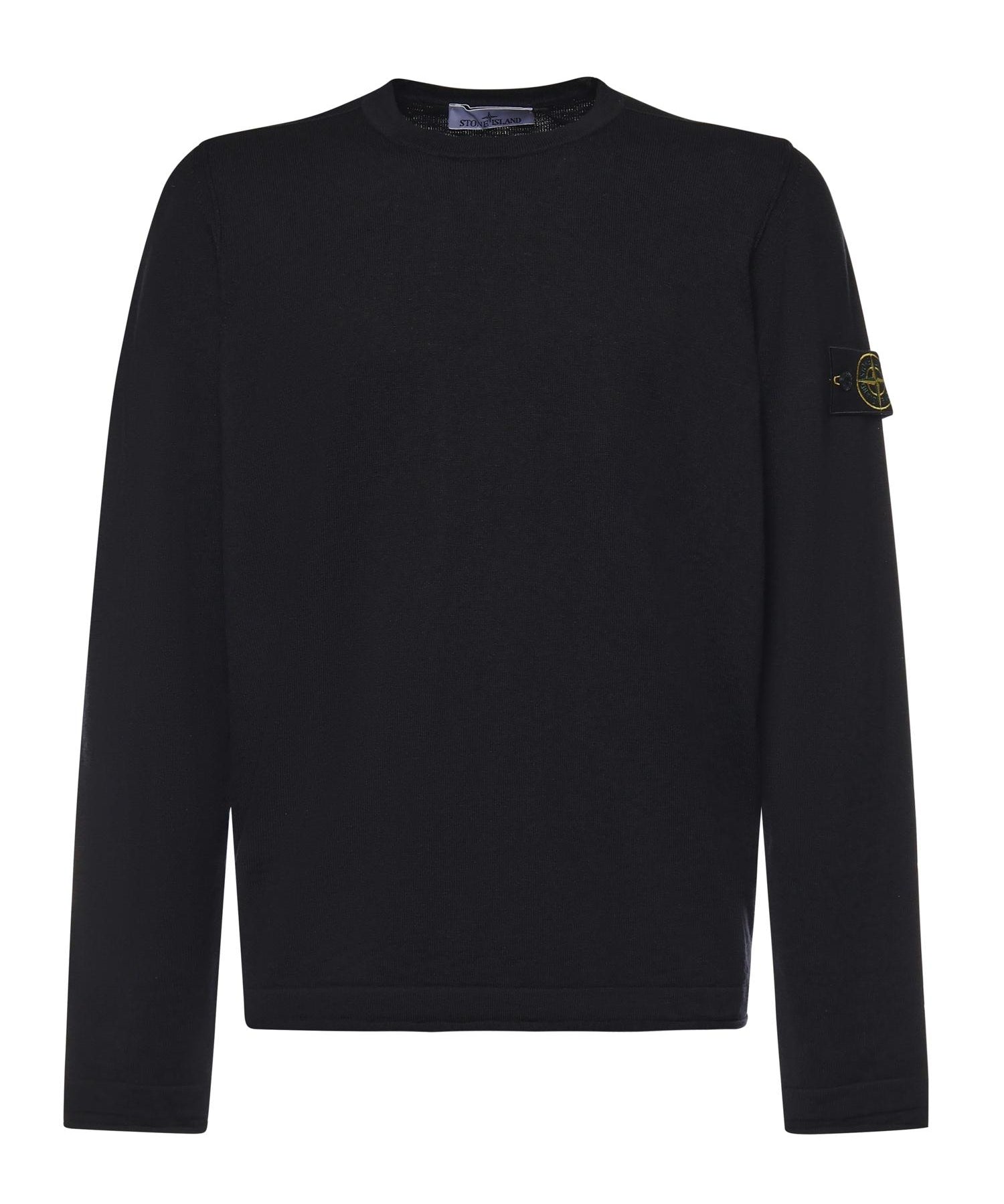 Maglione in cotone e nylon con logo<BR/> L1S155100052 S00B0V0029 STONE ISLAND 