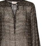 Blusa Harper in seta con stampa animalier HRP001 03047H MC2 SAINT BARTH 