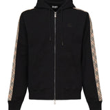 Felpa Check in cotone 8110790 A1189 BURBERRY 