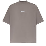 T-shirt in cotone con logo TS001001 BRUSHED NICKEL BONSAI 
