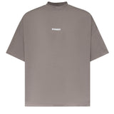 T-shirt in cotone con logo TS001001 BRUSHED NICKEL BONSAI 