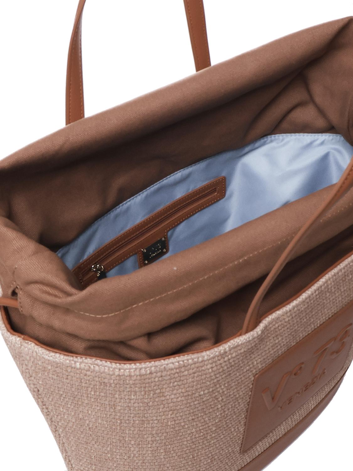 Borsa shopping Cat 73BS7OG01 CATNATURALE/CUOIO V° 73 