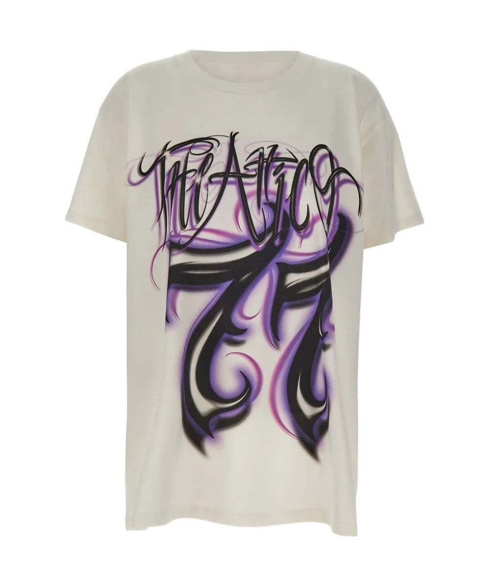 T-shirt T-SHIRT WHITE/MULTICOLOR 260WCT00353 JJJ025GR 445 445 THE Attico