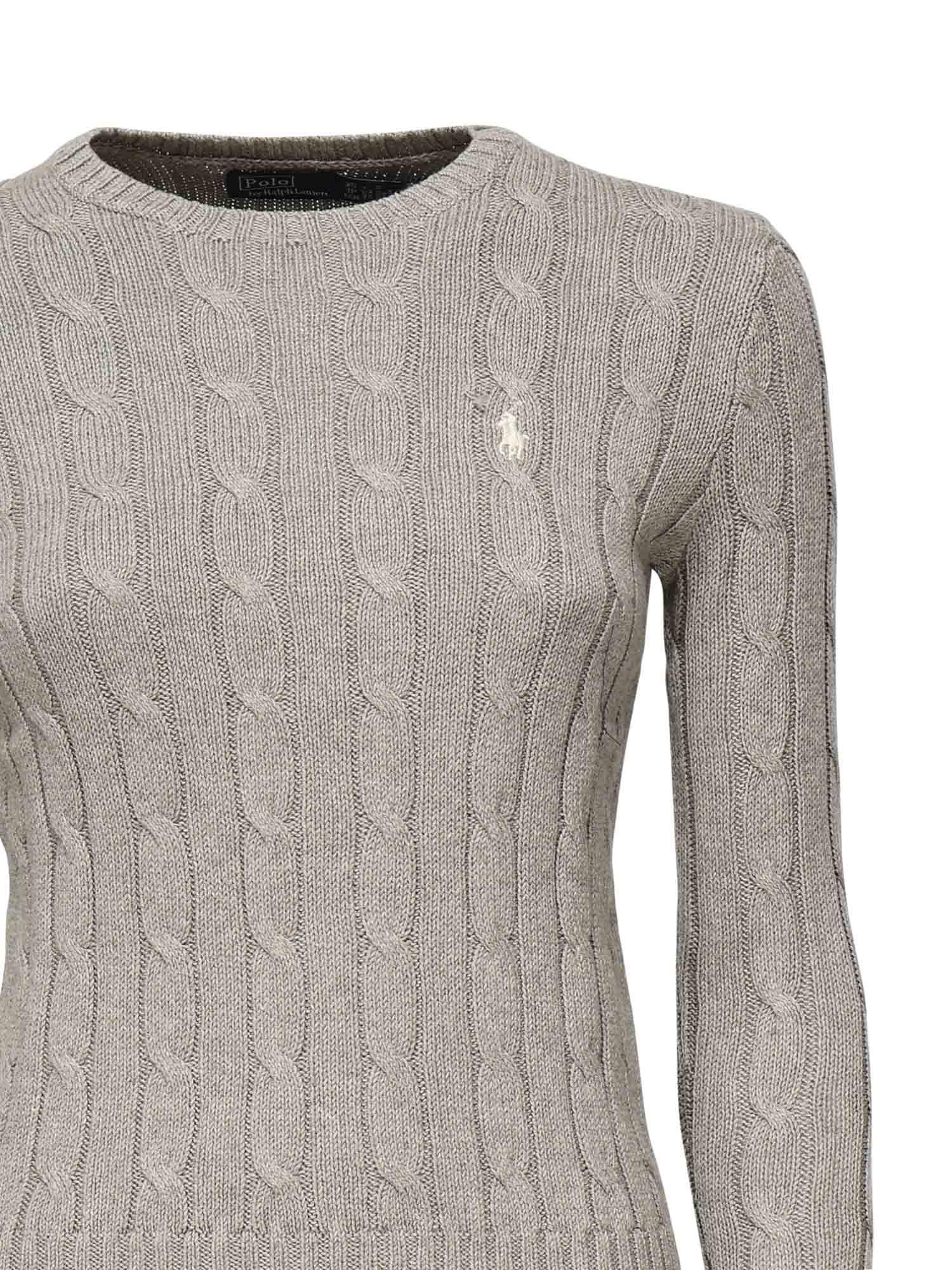 Pullover a trecce in cotone 211971795 001 POLO RALPH LAUREN 