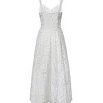 Abito midi Solace in cotone 263614 WHITE CHARO RUIZ 