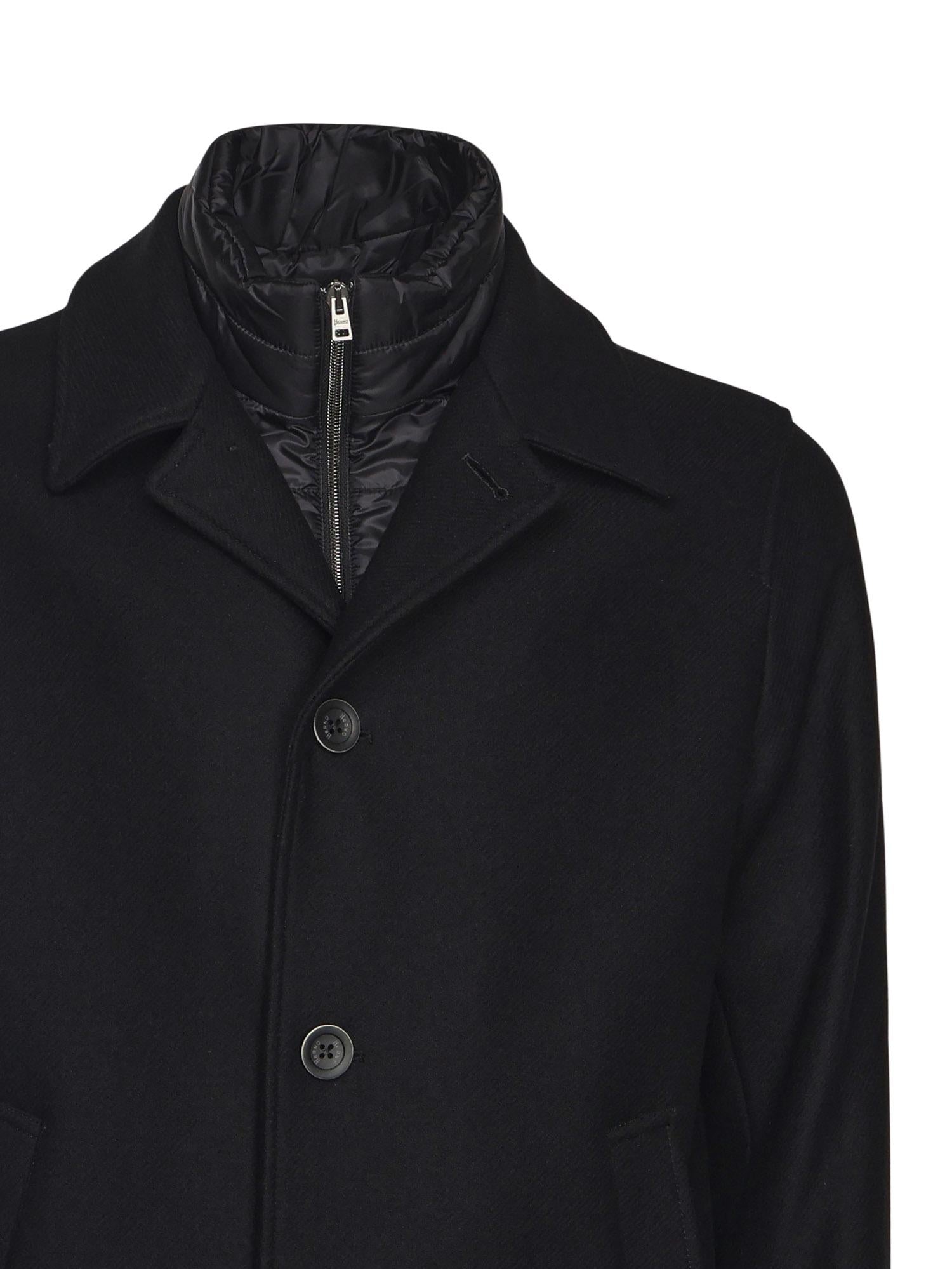 Cappotto monopetto in misto lana CA000215U 33432R9300 HERNO 