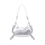 Borsa a spalla y2k001 in pelle FBBP70001MET -ARGENTO/NICKEL BIASIA 