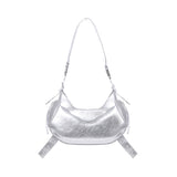 Borsa a spalla y2k001 in pelle FBBP70001MET -ARGENTO/NICKEL BIASIA 