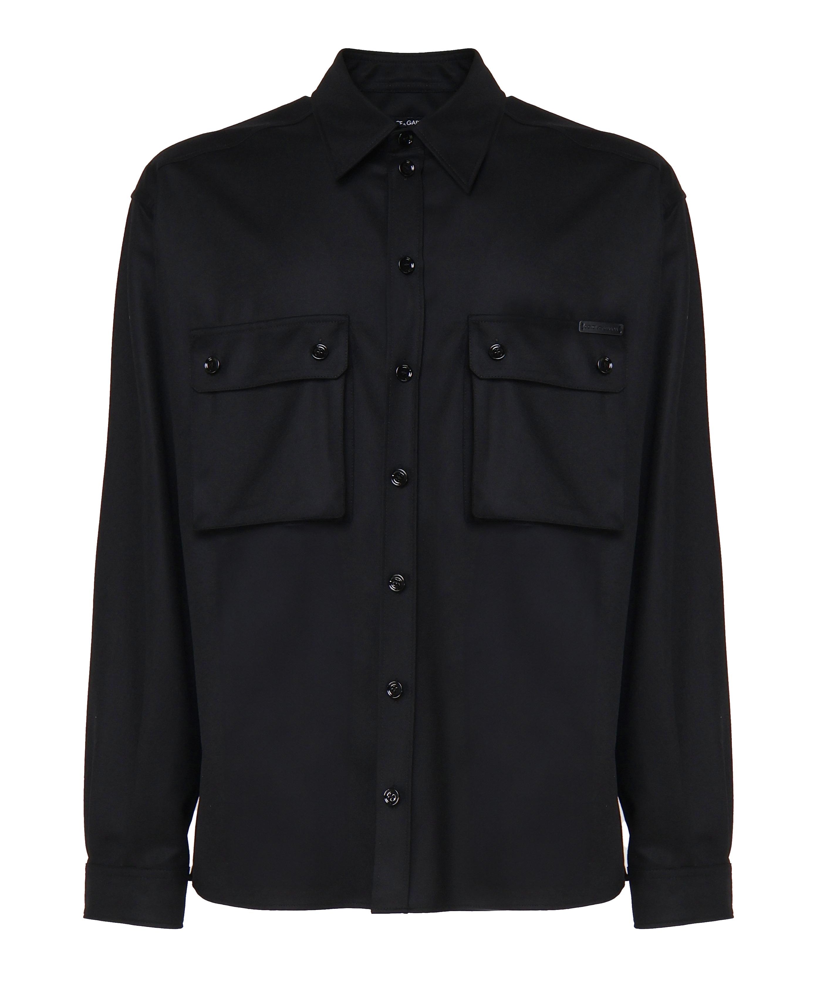 Camicia in lana vergine G5MD1T FU21QN0000 DOLCE & GABBANA 