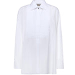 Camicia in cotone con dettaglio plissé GWP02599 P00232310359 GOLDEN GOOSE 