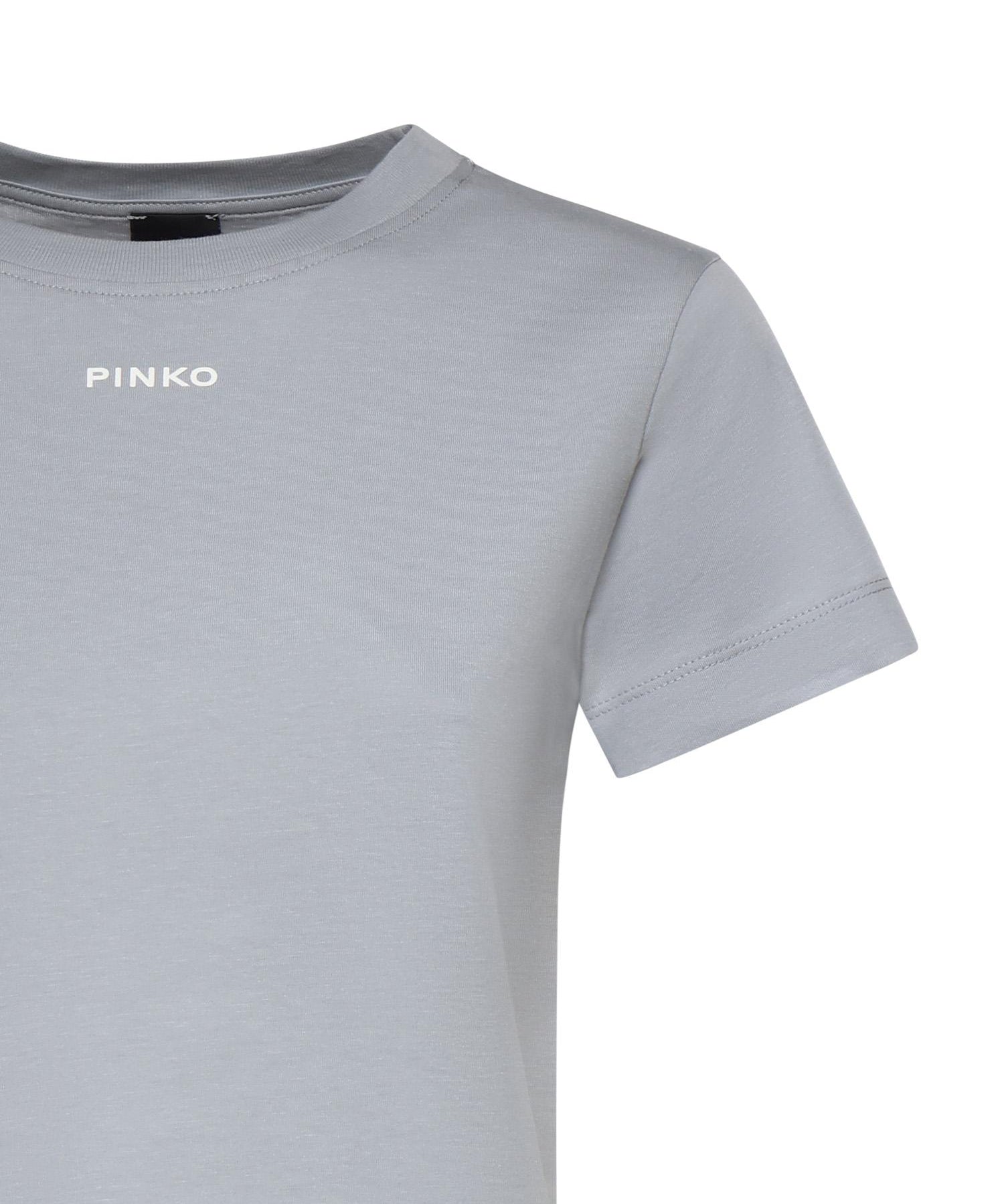 T-shirt con logo lettering 100373 A34FE87 PINKO 