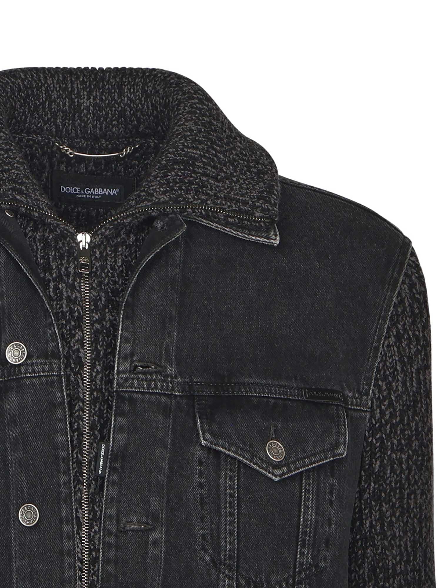Giubbino in denim G9BTPD GJ701S9001 DOLCE & GABBANA 