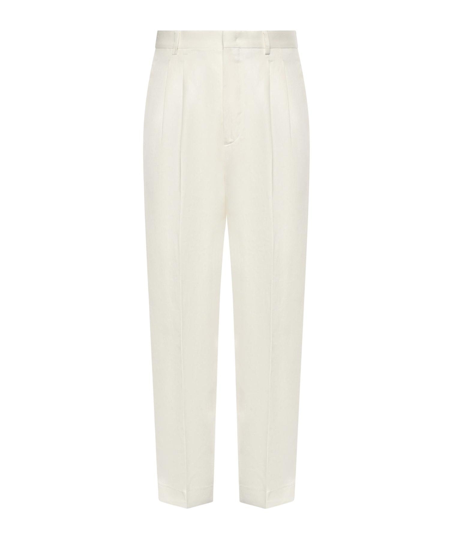 Pantaloni Mat in misto lana MAT LM85BULL BIANCO BE ABLE 