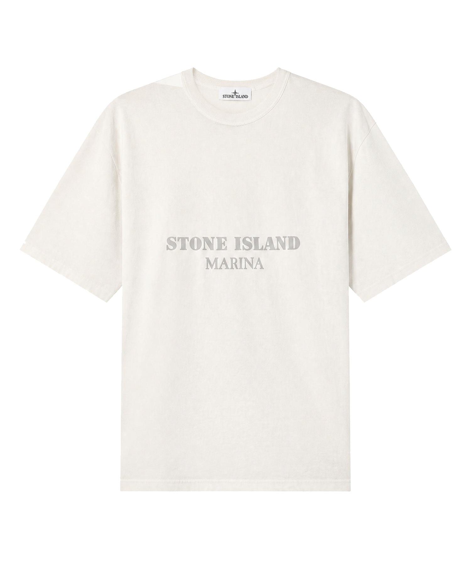 T-shirt con stampa Stone Island Marina in cotone L1S152100017 S0X16V0093 STONE ISLAND 