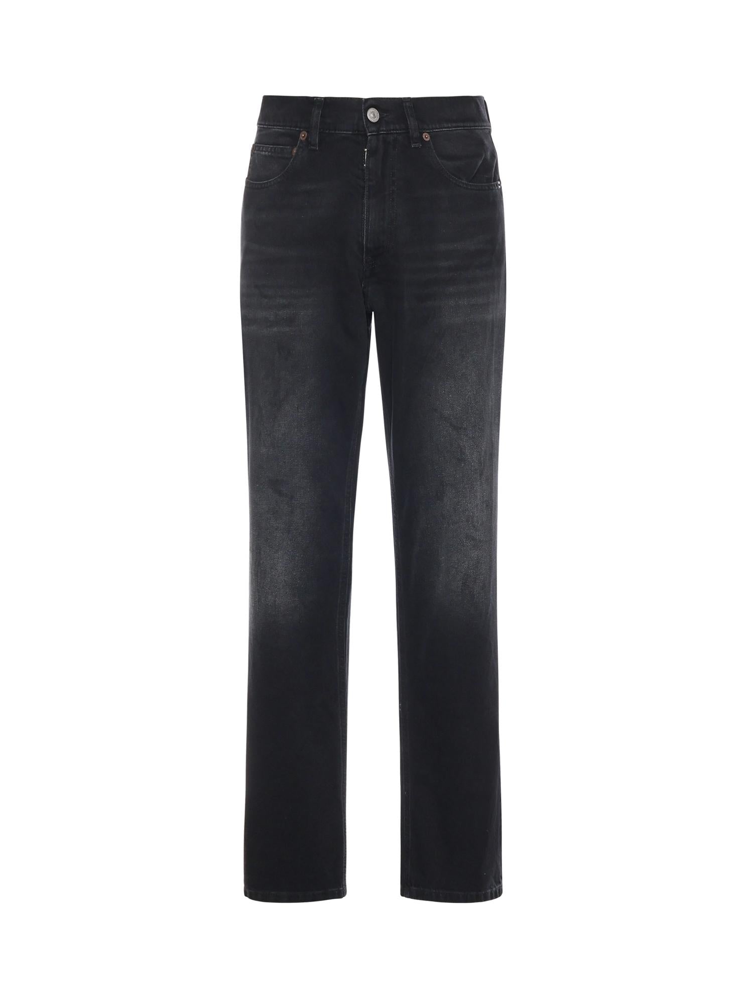 Jeans a gamba dritta in denim SH0LA0035 M30064961 MM6 Maison Margiela 