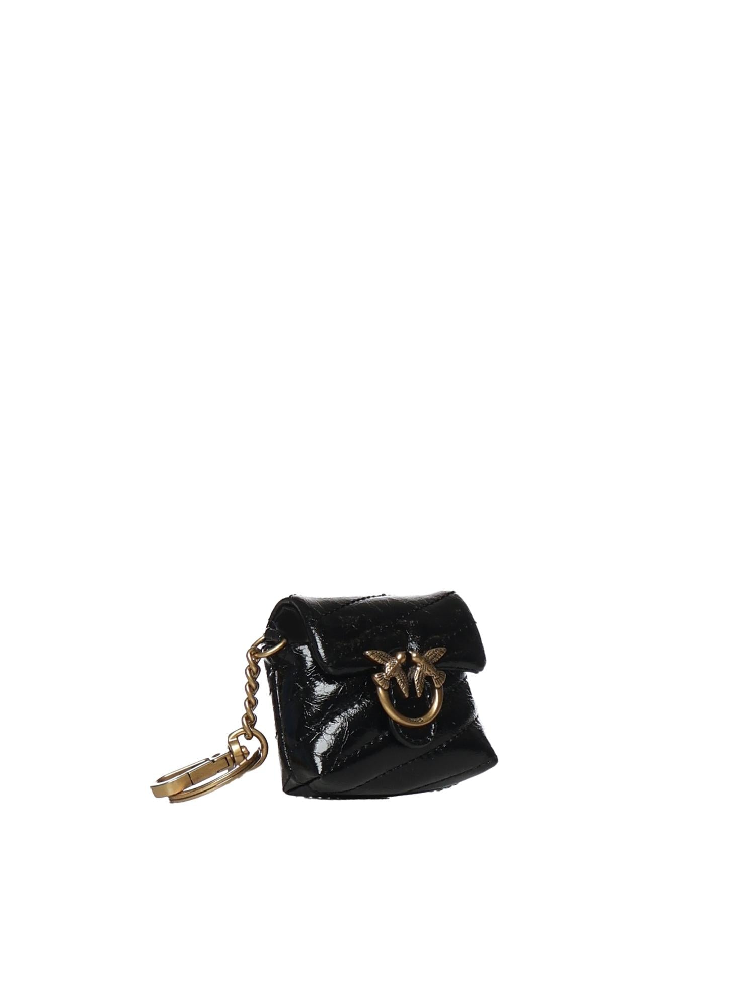 Custodia AirPods Love Bag Puff in pelle 105869 A37OZ99Q PINKO 