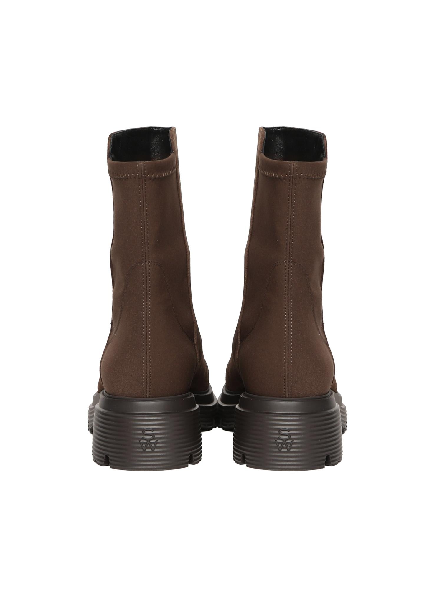 Ankle boots 5050 Hudson Lite Bootie in suede SM561 WAL STUART WEITZMAN 