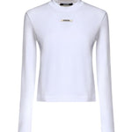 T-shirt in cotone Gros Grain TSW00155AJ00124 100 JACQUEMUS 