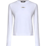 T-shirt in cotone Gros Grain TSW00155AJ00124 100 JACQUEMUS 