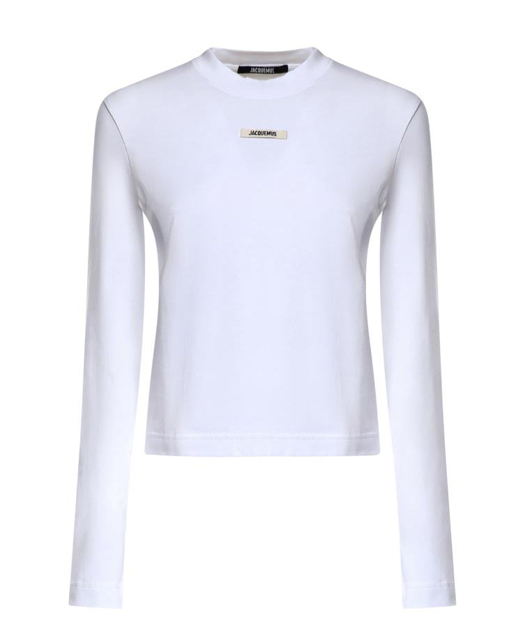 T-shirt in cotone Gros Grain TSW00155AJ00124 100 JACQUEMUS 