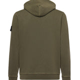 Felpa con cappuccio in cotone malfilé L1S156100031 S0060V0141 STONE ISLAND 