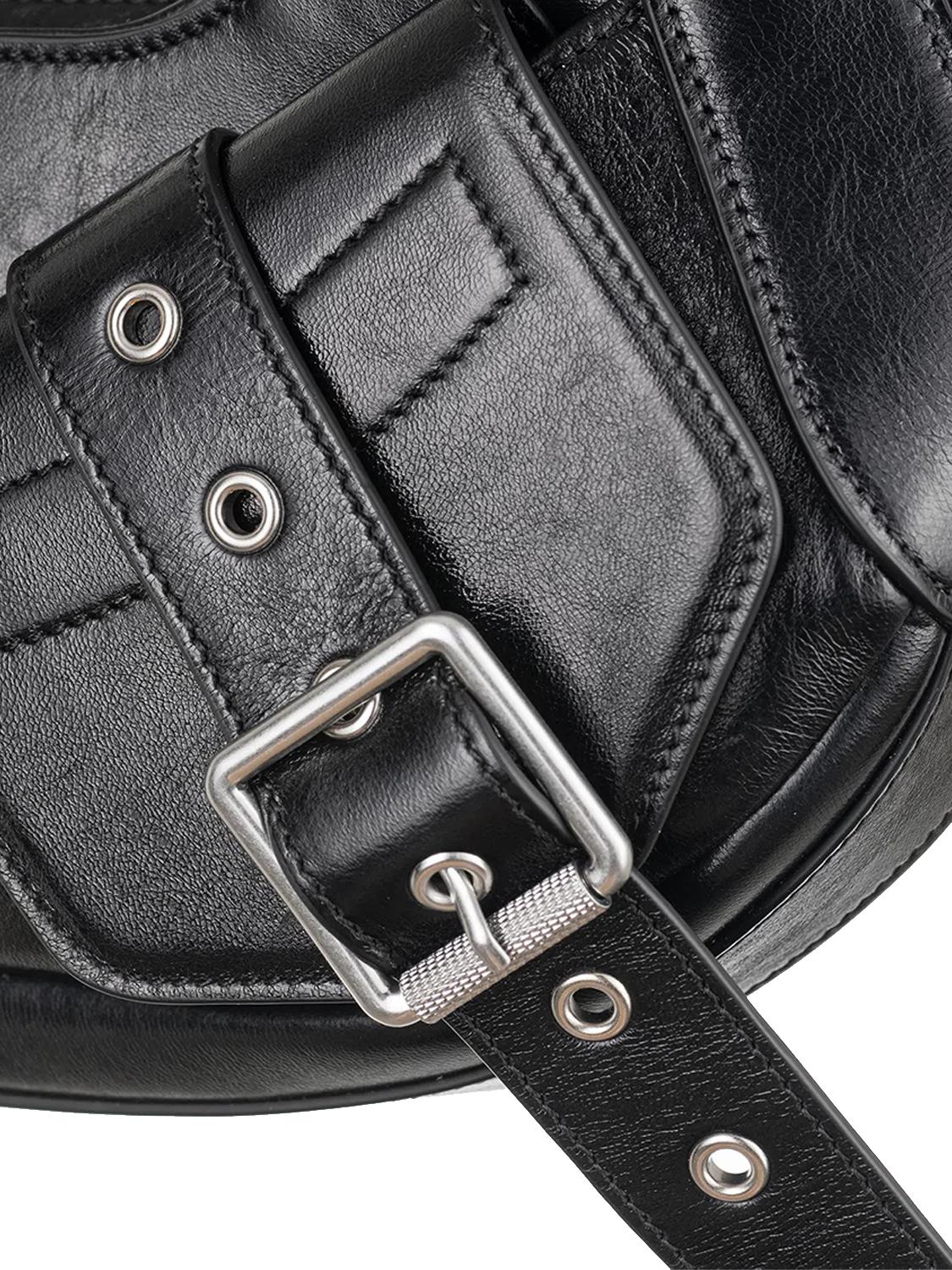 Borsa a spalla Y2K FBBP70001STR -NERO/NIKEL BIASIA 