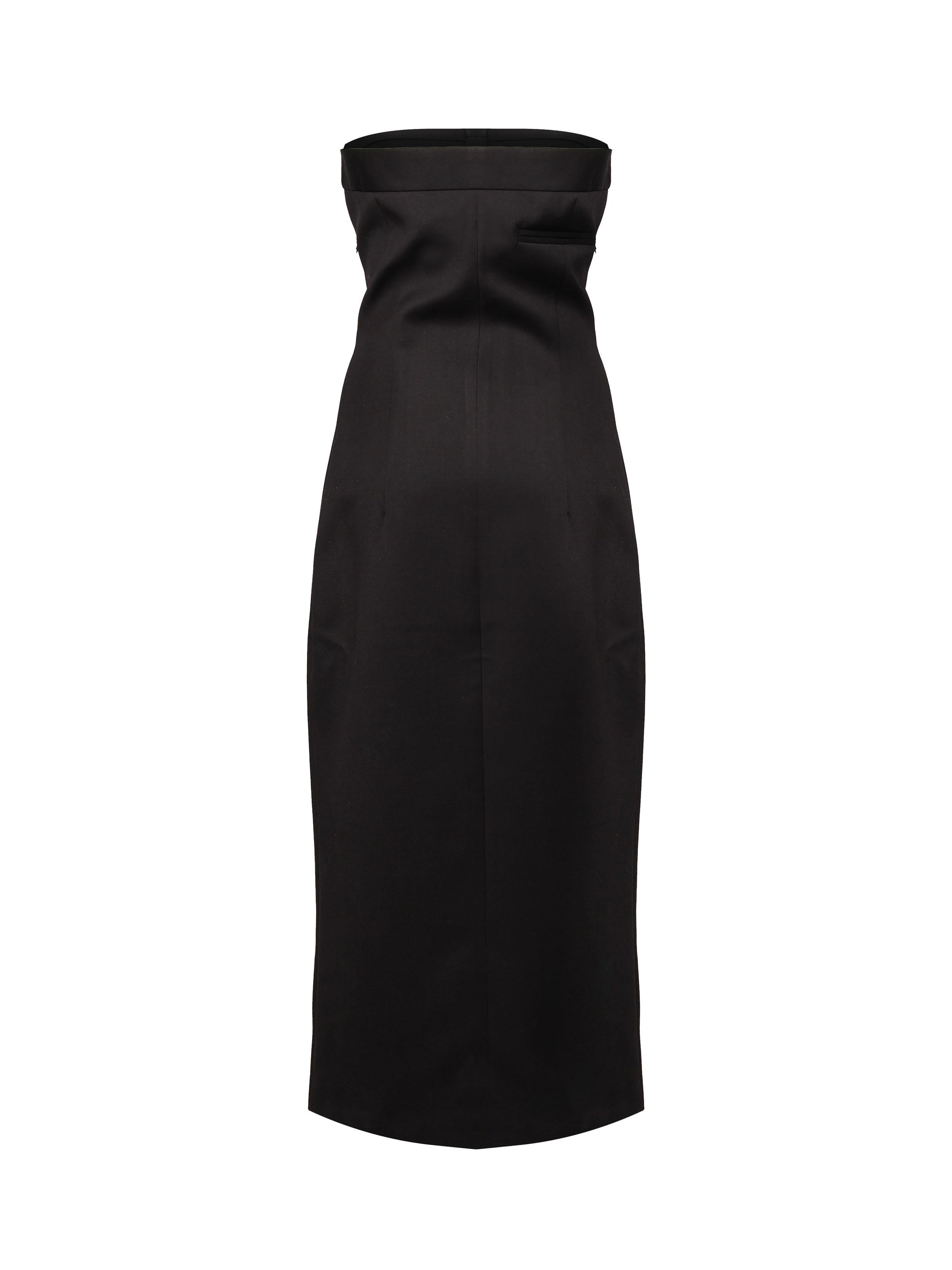 Abito Victoria in flanella 25FWNAB-0019 BLACK NINEMINUTES 