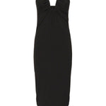Abito midi da sera con scollo sagomato 105021 A2GSZ99 PINKO 