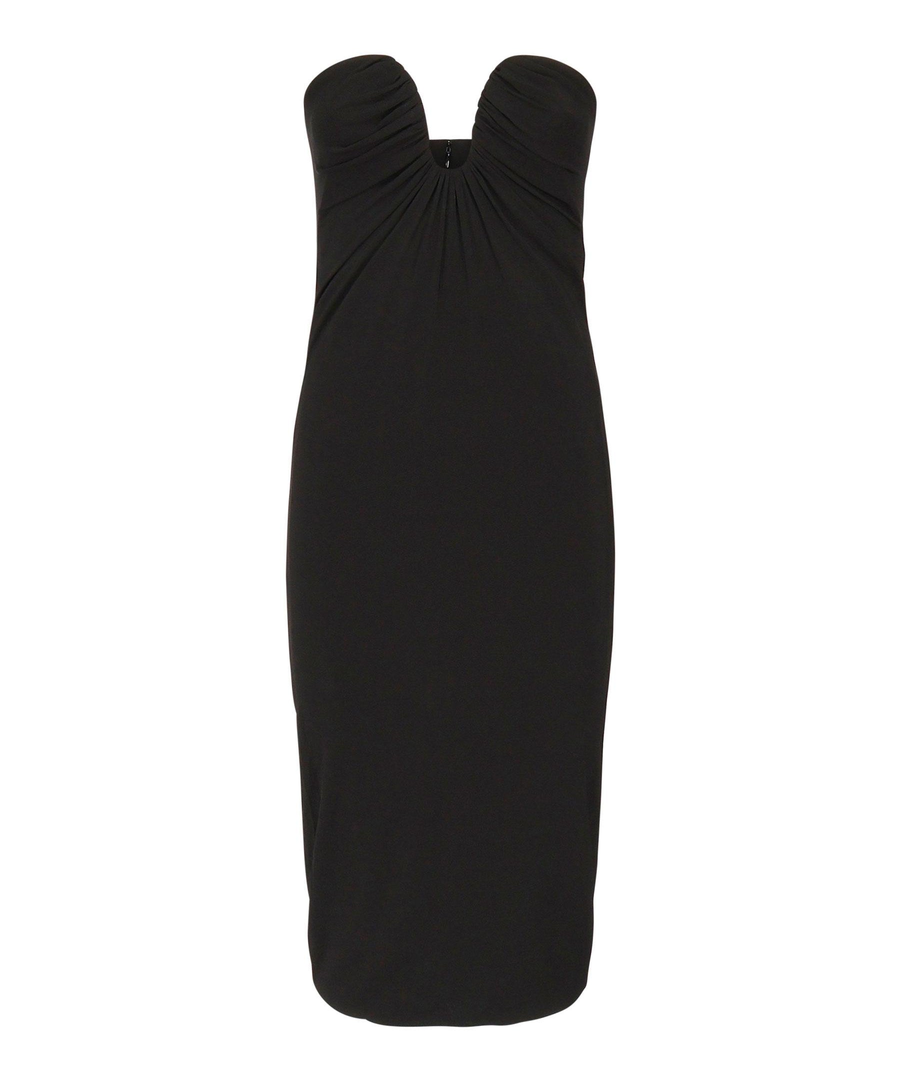 Abito midi da sera con scollo sagomato 105021 A2GSZ99 PINKO 