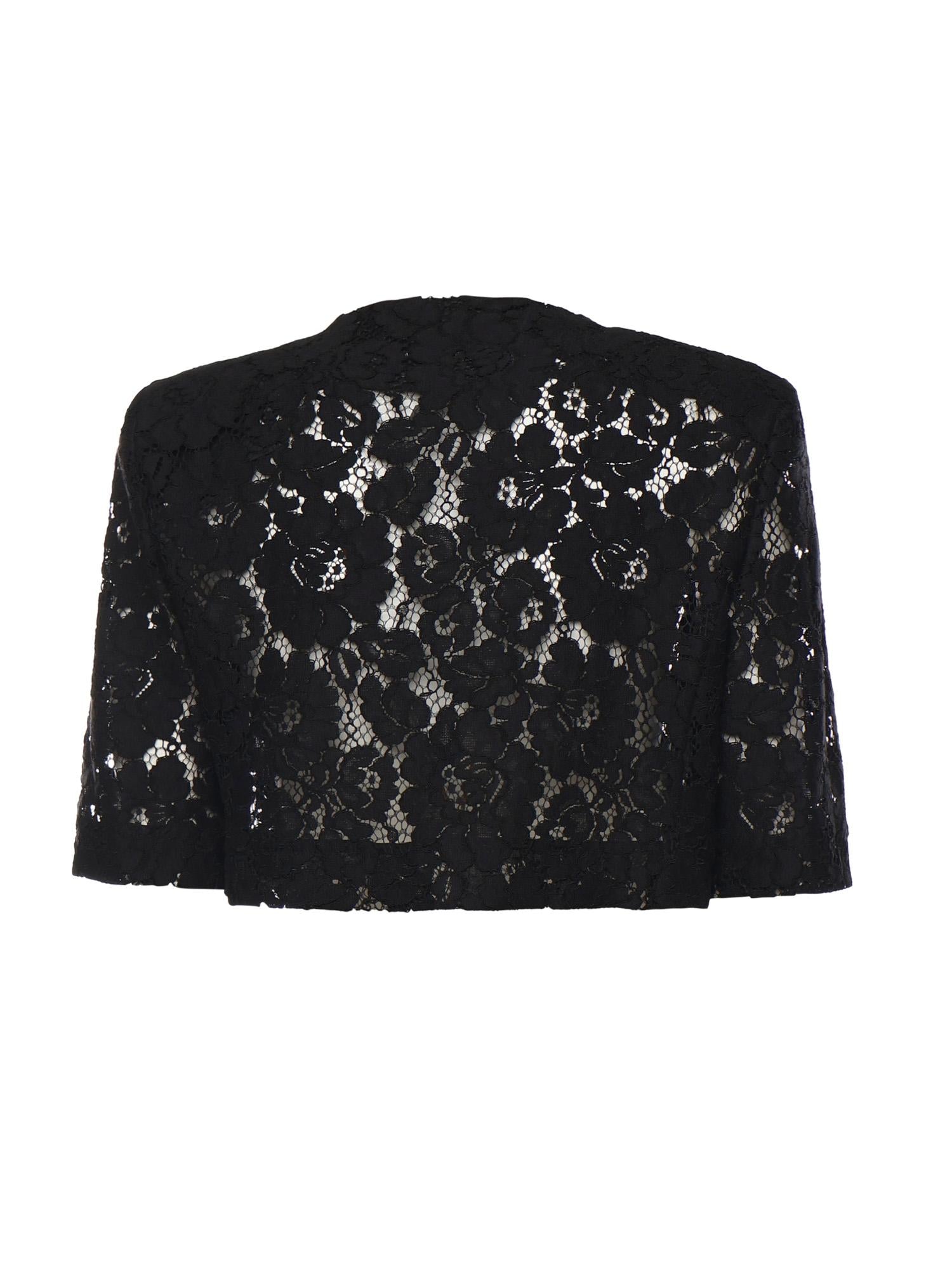 Giacca spencer in pizzo 106552 A330Z99 PINKO 