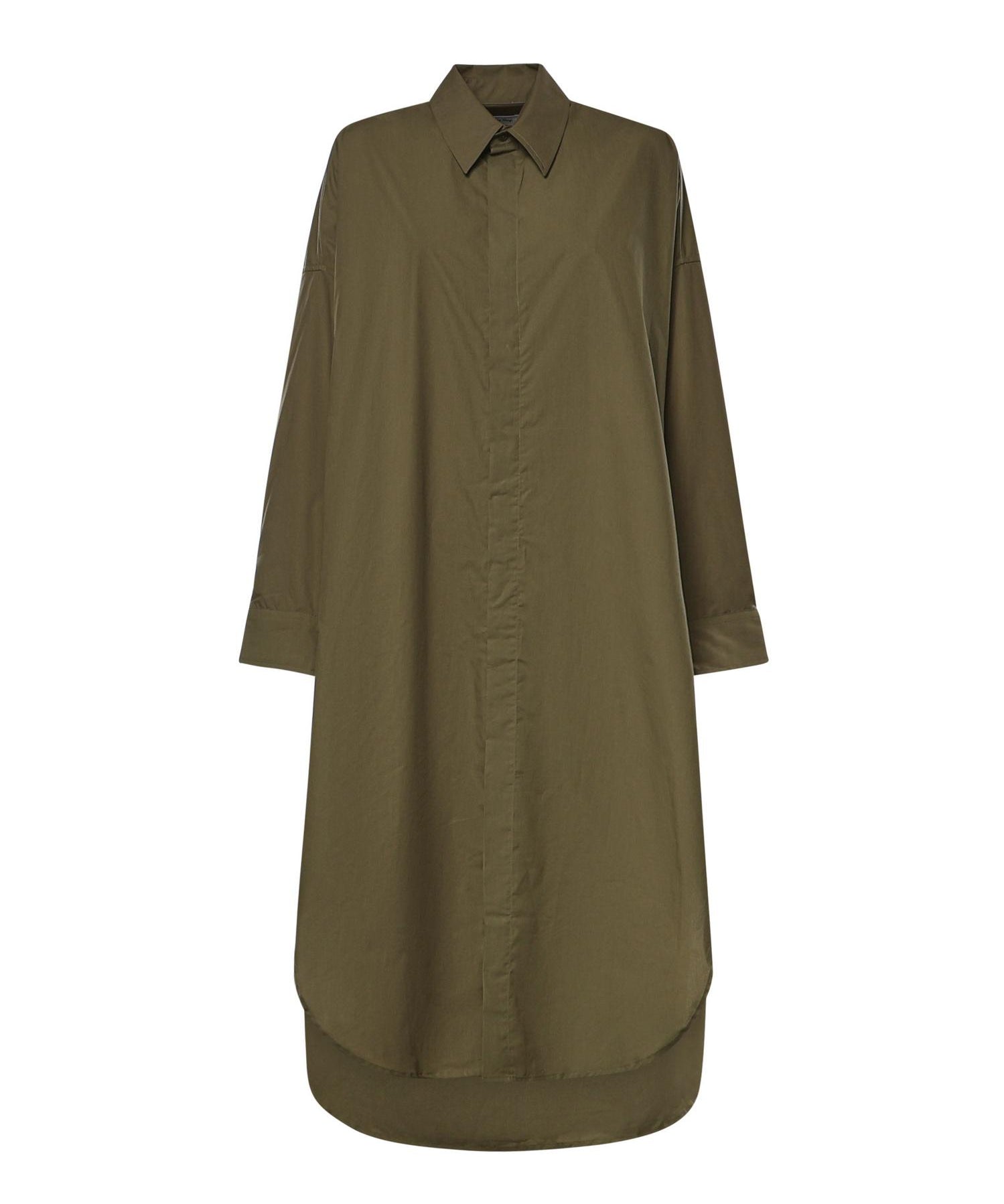 Abito chemisier Bloom in cotone SDFS22067408  THE FRANKIE SHOP 