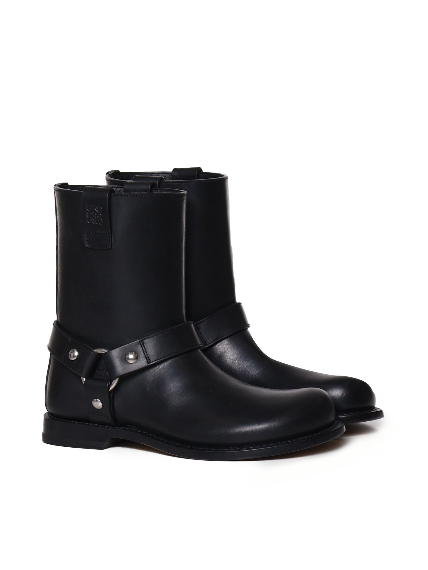 Stivale pull-on in pelle liscia L815285X95 1100 LOEWE 