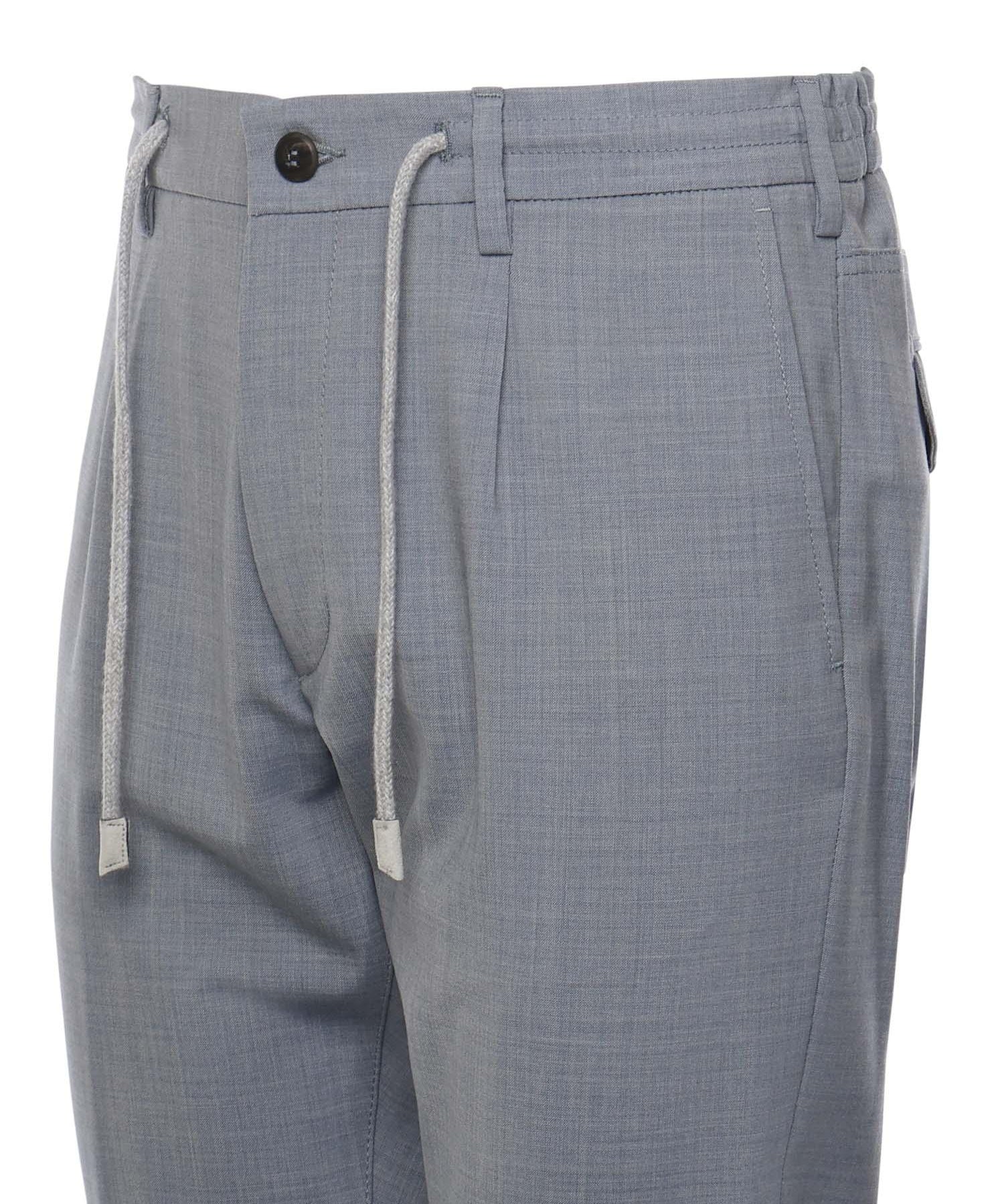 Pantaloni jogger in lana<BR/> L75PANB21TES0A053 08 ELEVENTY 