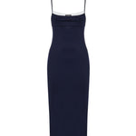 Abito midi in jersey stretch MF6436 122RF0008 MIU MIU 