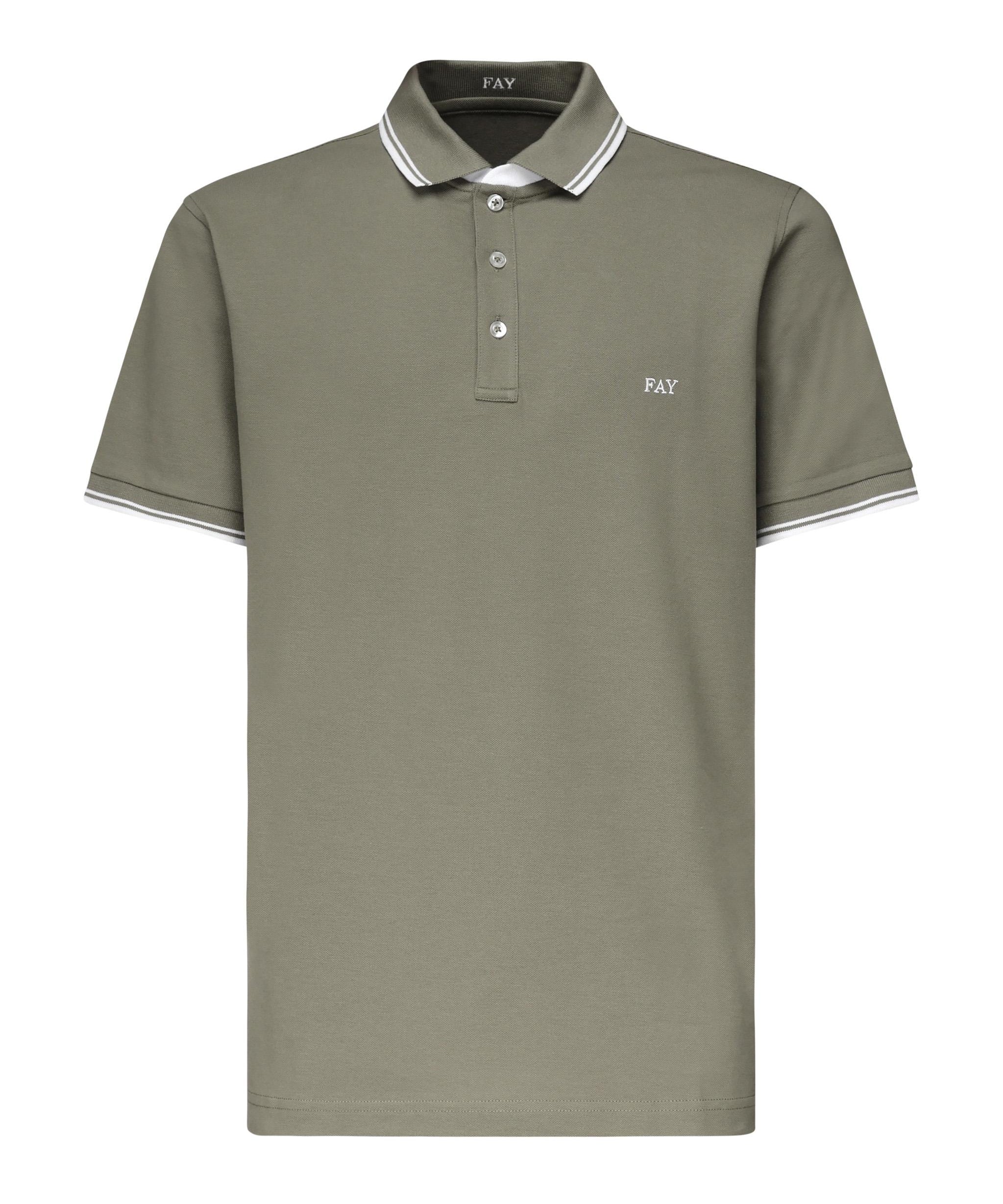 Polo con logo NPMB250140STDW V201 FAY 
