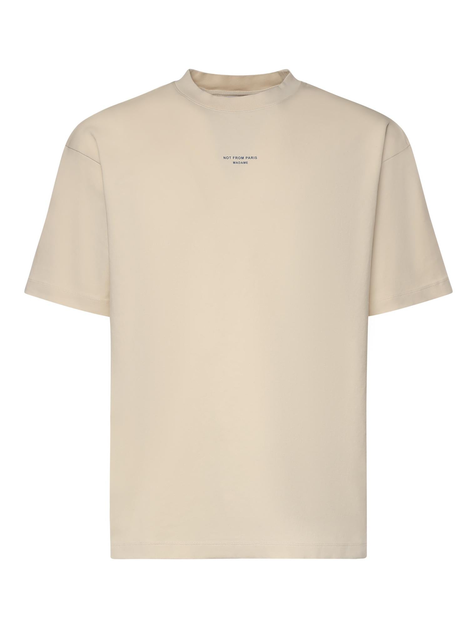 T-shirt Slogan Classique in cotone KTS202CO002 SD Drôle de Monsieur 