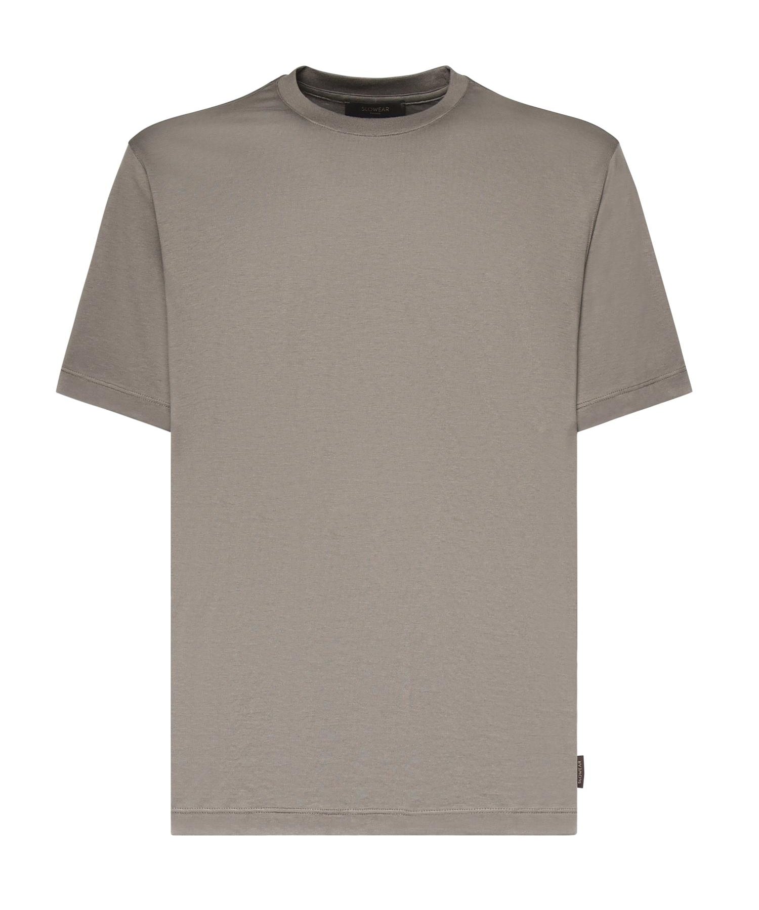 T-shirt in cotone e seta 810324 ZQ317Z0914 ZANONE 