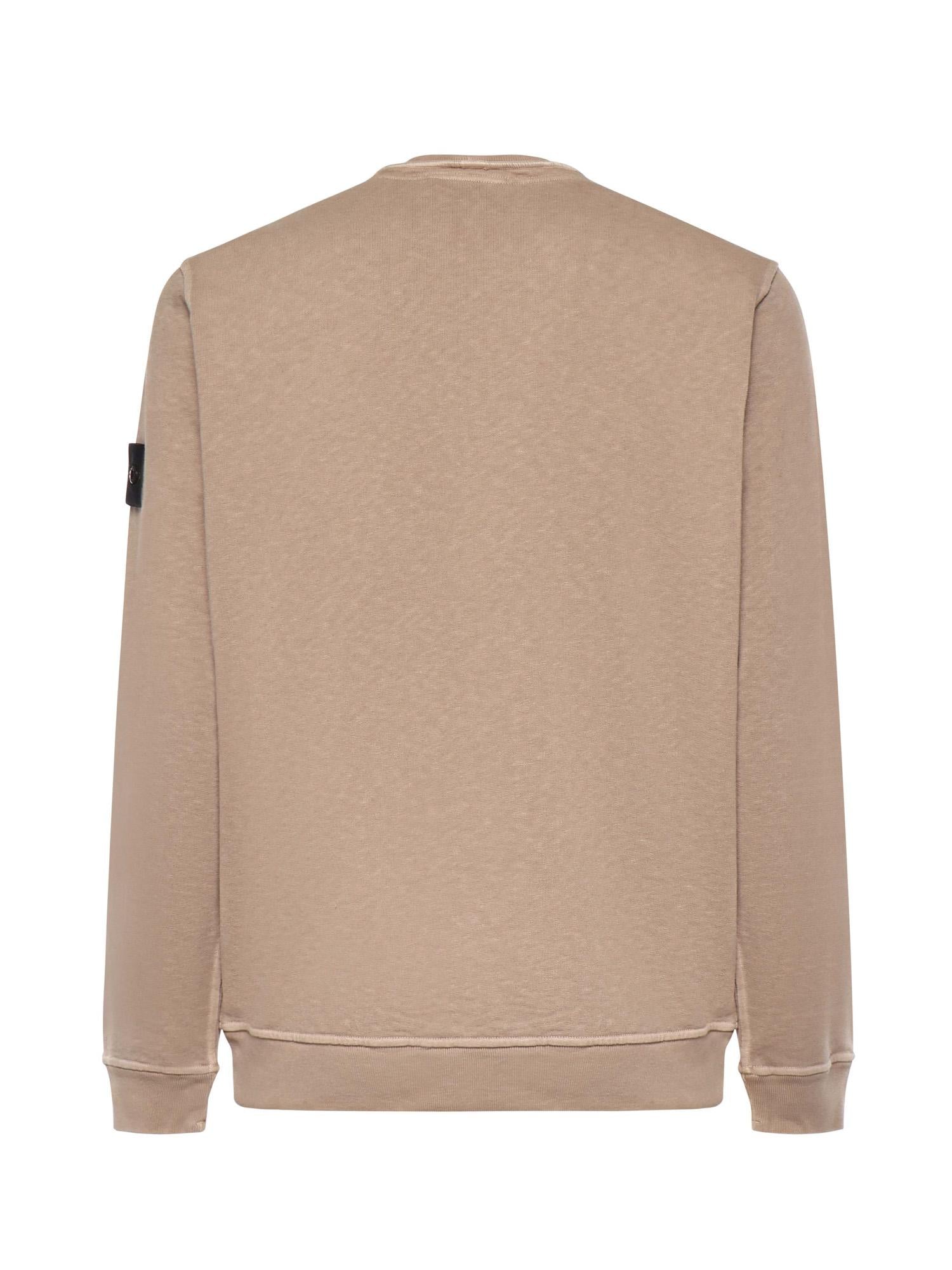 Felpa in cotone malfilé con logo L1S156100034 S0060V019A STONE ISLAND 