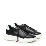 Sneakers Nemesis in nappa NEMESIS2 TRIPLEBLACK/WHITE GIULIANO GALIANO 