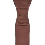 Abito longuette in lino 106521 A34IL78 PINKO 